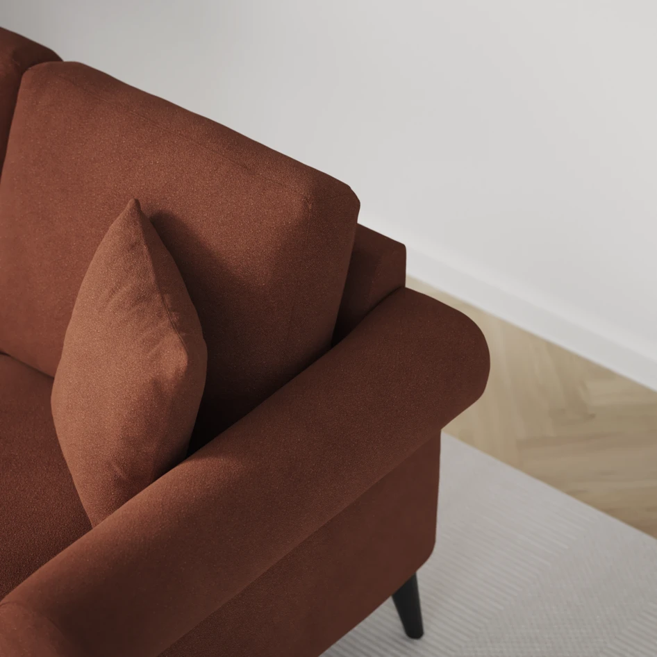 Eden - Hörnsoffa, 3+2-sits - Orange