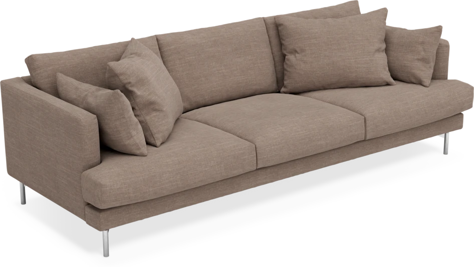 Harper - 4-sits soffa - Brun