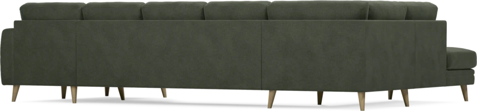 Eden - 3-sits soffa med divan vänster och schäslong höger - Grön