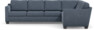 Friday - Hörnsoffa, 3+2-sits - Blå