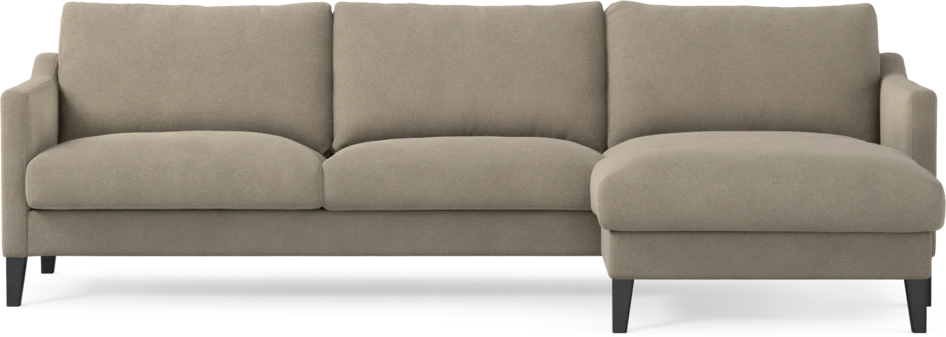 Winston - 3-sits soffa med schäslong, vändbar - Beige