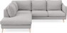 Madison - 2-sits soffa med divan vänster - Grå