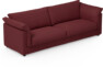 Cherrie - 4-sits soffa med kappa - Röd
