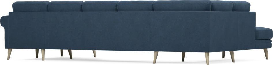 Eden - 3-sits soffa med divan vänster och schäslong höger - Blå