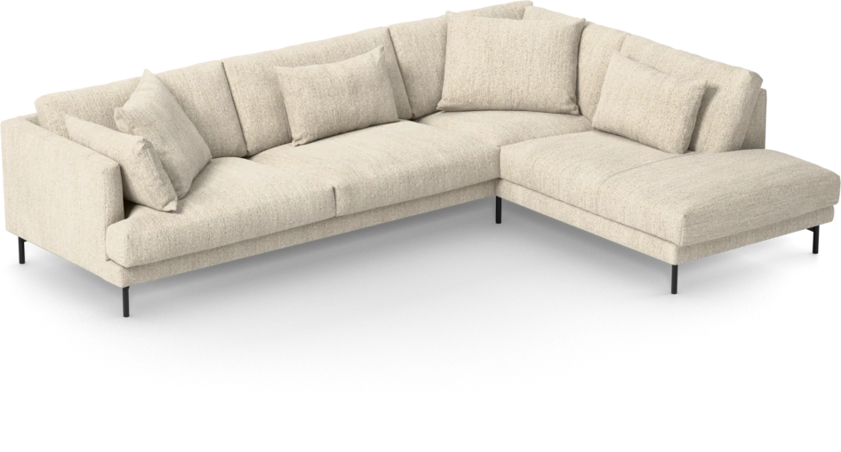 Harper - 3-sits soffa med divan höger - Beige