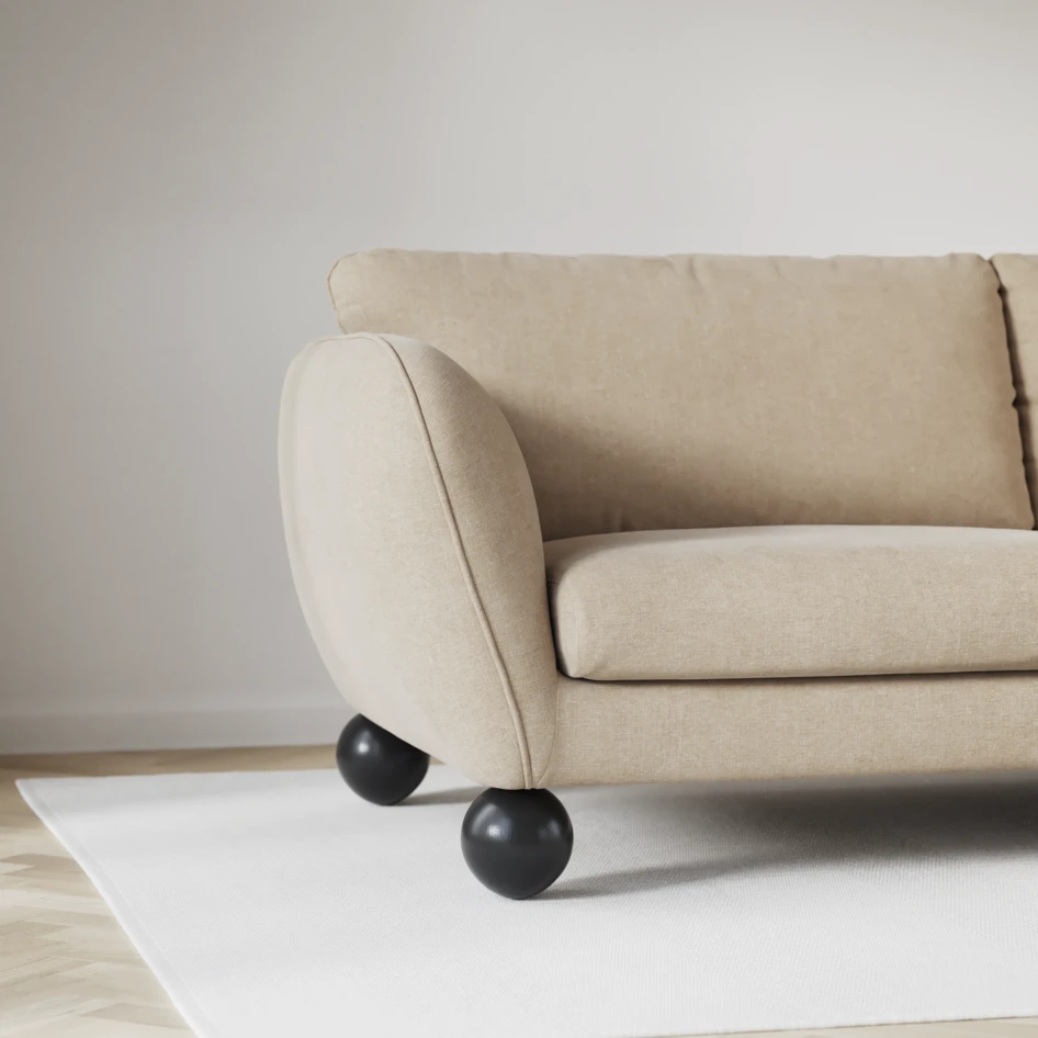 Madison Lux - Hörnsoffa 2+3-sits, hörn 1 - Beige