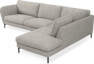 Madison Lux - 3-sits soffa med divan höger - Vit