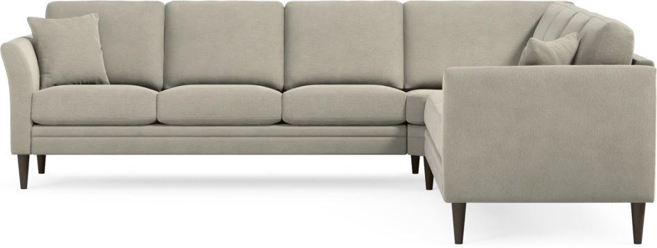 Eden - Hörnsoffa, 3+3-sits - Brun