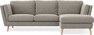 Madison Lux - 2-sits soffa med schäslong höger - Grön