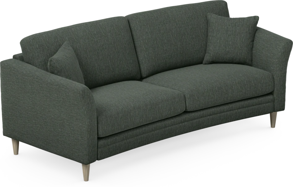 Eden - 2,5-sits soffa svängd - Grön