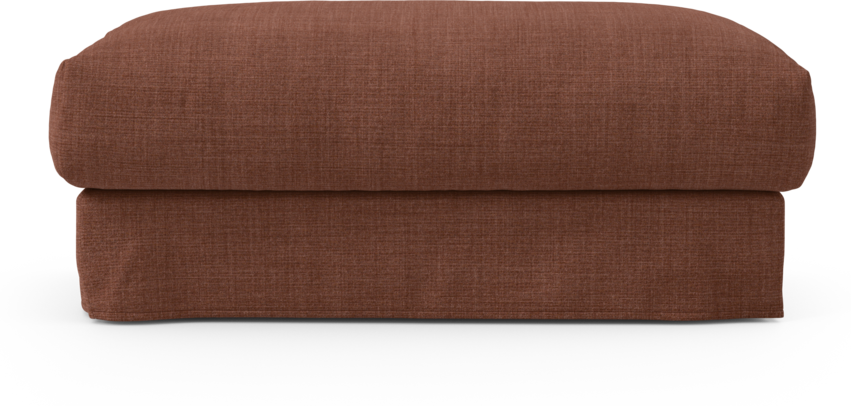 Cherrie - Fotpall 110 med kappa - Orange