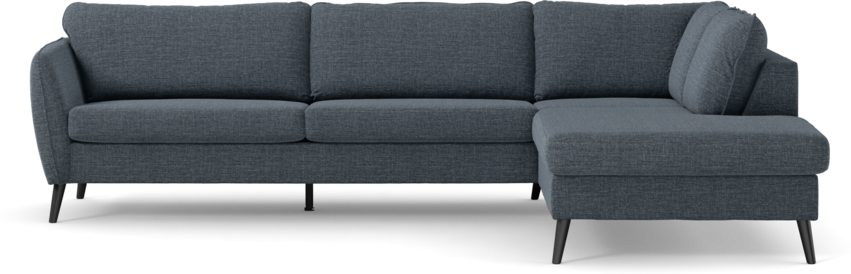 County - 2,5-sits soffa med divan höger - Blå