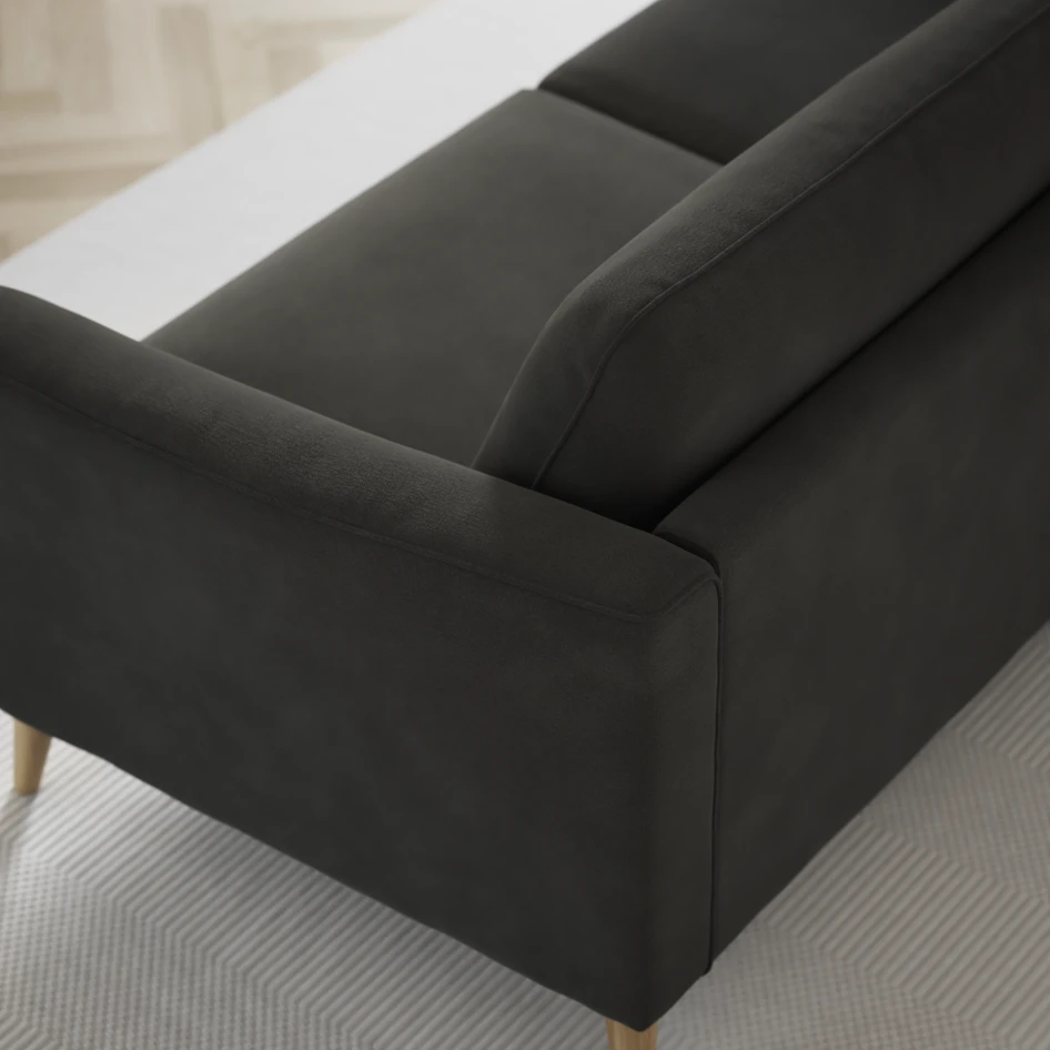 Bridge - 3-sits soffa med schäslong vänster och divan höger - Grå