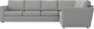 Friday - Hörnsoffa, 3+2-sits - Grå