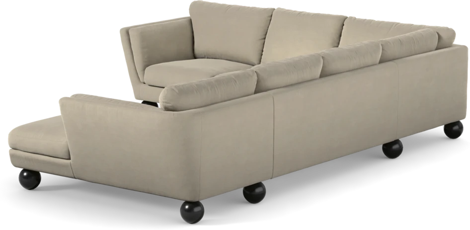 Madison Lux - Hörnsoffa med schäslong höger - Beige