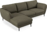 Madison Lux - 2-sits soffa med schäslong vänster - Brun