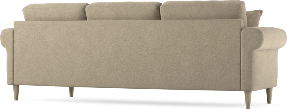 Eden - 3-sits soffa svängd - Beige