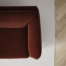 Madison Lux - 2-sits soffa med schäslong vänster - Orange