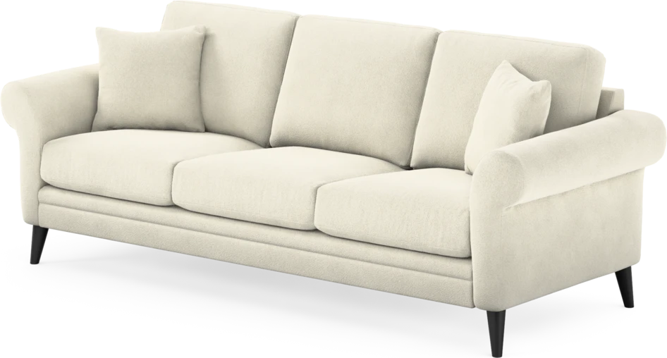 Eden - 3-sits soffa - Vit