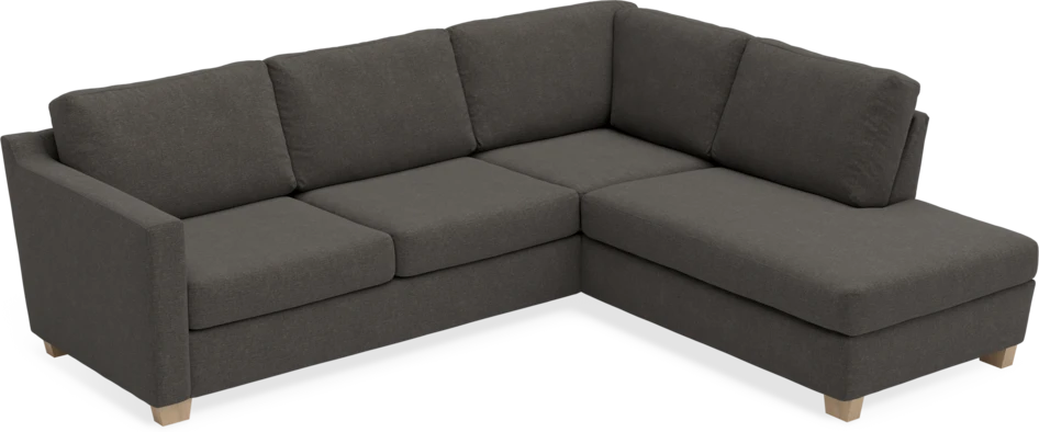 Friday - 2,5-sits soffa med divan höger - Grå