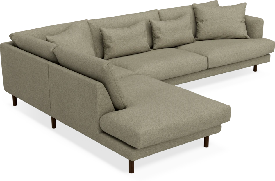 Harper - 3-sits soffa med divan vänster - Beige