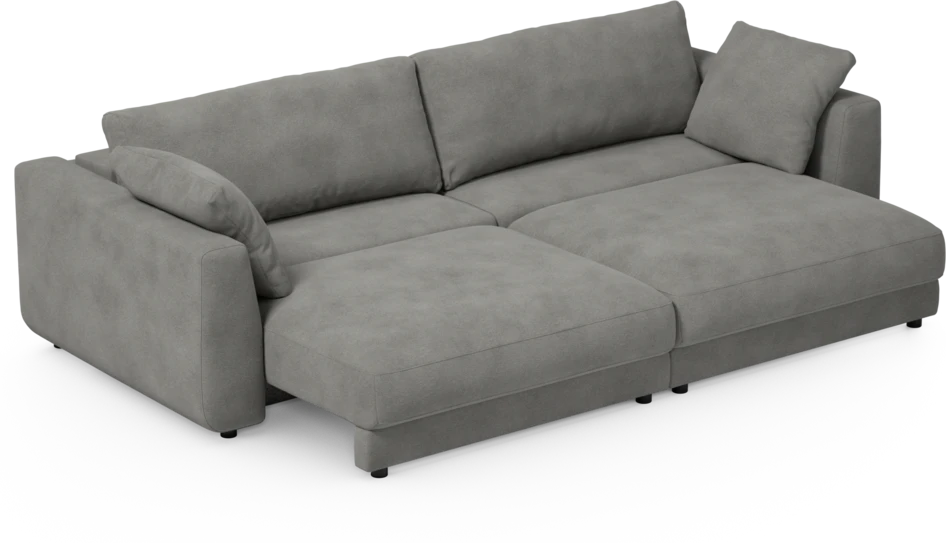 Amie - Bäddsoffa 4-sits - Grå