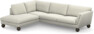 Madison - 3-sits soffa med divan vänster - Vit