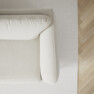 Madison Lux - 3-sits soffa med divan höger - Vit