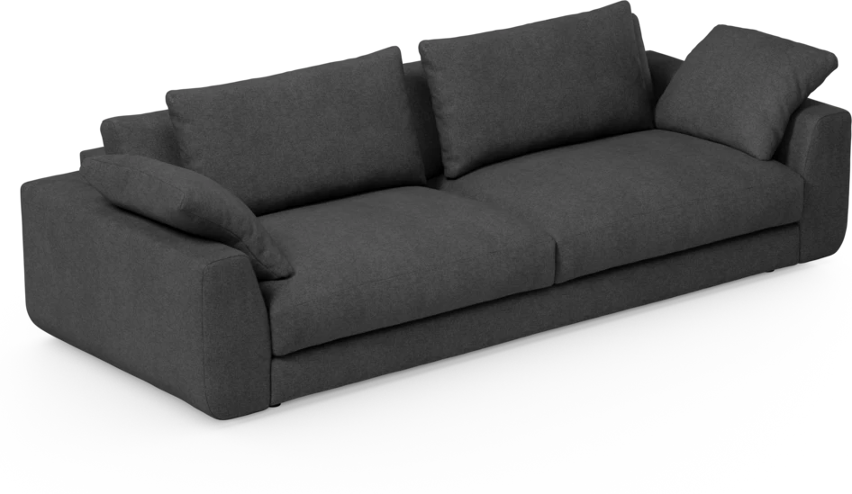 Amie - 4-sits soffa - Svart