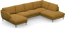 Madison Lux - 2-sits soffa med schäslong vänster och divan höger - Gul