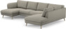 Madison Lux - 2-sits soffa med schäslong vänster och divan höger - Grå