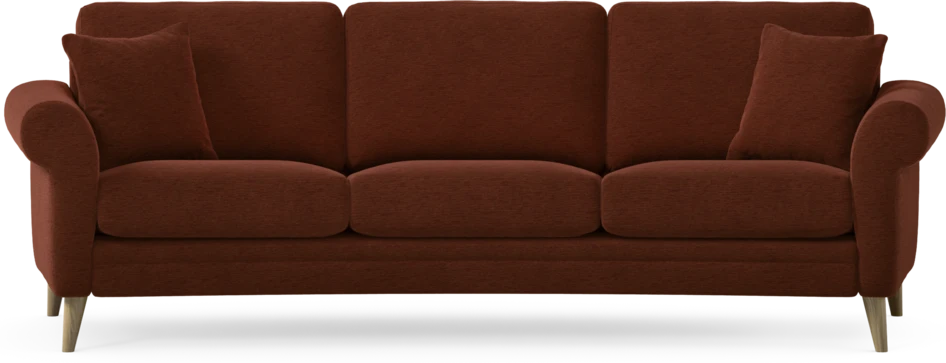 Eden - 3-sits soffa svängd - Orange