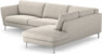 Madison Lux - 3-sits soffa med divan höger - Beige