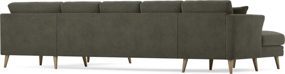 Eden - 3-sits soffa med schäslong vänster och divan höger - Grå
