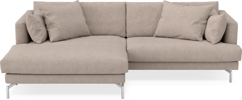 Harper - 4-sits med schäslong XL vänster - Beige