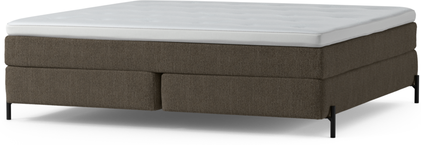 Delux Sense - Kontinentalsäng, dubbelsäng med bäddmadrass och sängben