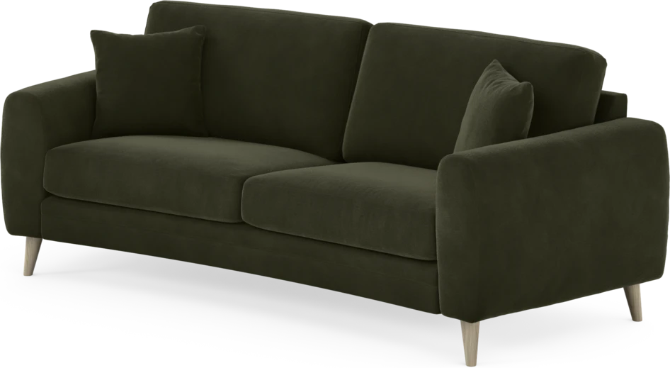 Eden - 2,5-sits soffa svängd - Grön