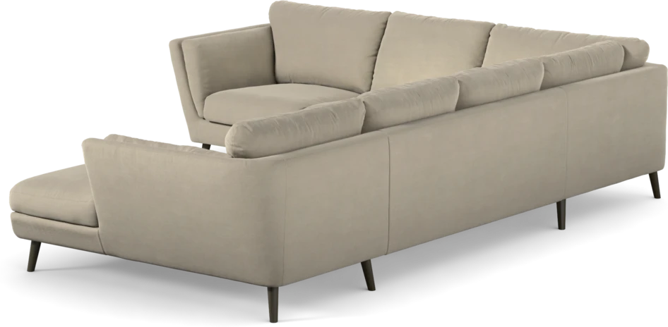 Madison Lux - Hörnsoffa med schäslong höger - Beige