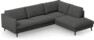 Madison Lux - 3-sits soffa med divan höger - Grå