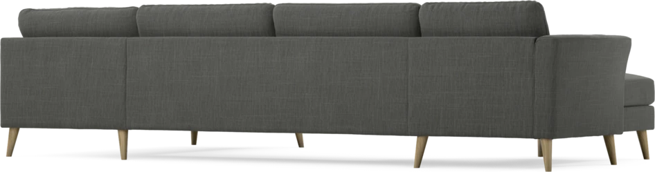 Bridge - 3-sits soffa med schäslong vänster och divan höger - Grå