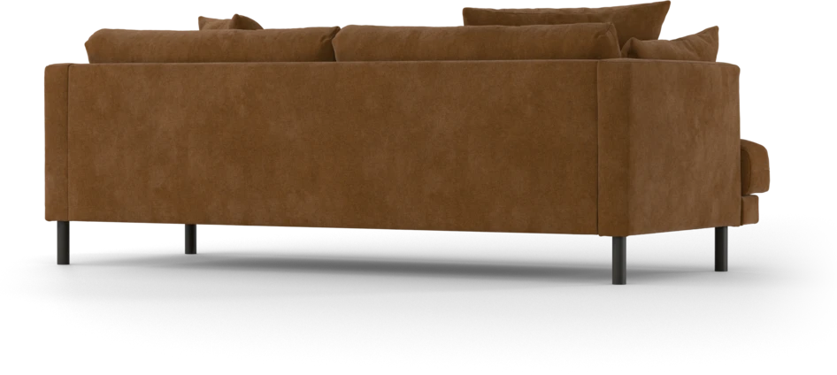 Harper - 3-sits soffa, hel dyna - Orange