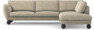 Madison Lux - 3-sits soffa med divan höger - Beige