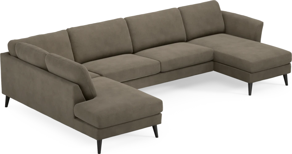 Bridge - 3-sits soffa med divan vänster och schäslong höger - Beige