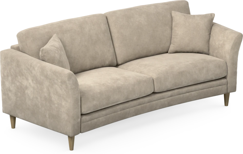 Eden - 2,5-sits soffa svängd - Beige