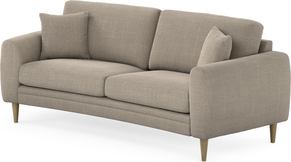 Eden - 2,5-sits soffa svängd - Beige