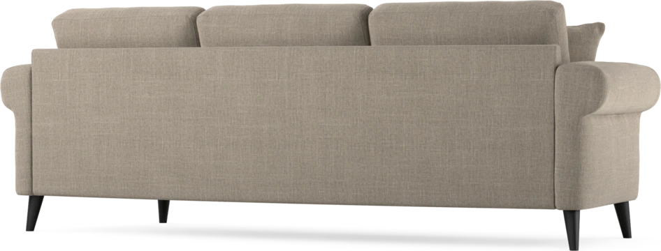 Eden - 3-sits soffa svängd - Beige