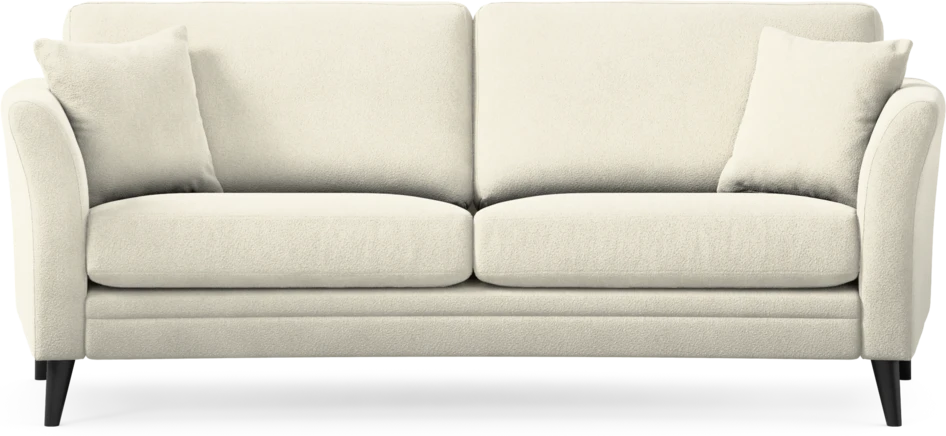Eden - 2,5-sits soffa svängd - Vit