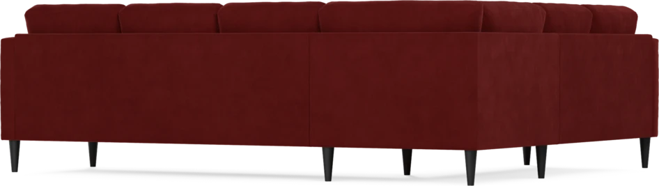 Eden - Hörnsoffa, 2+3-sits - Röd