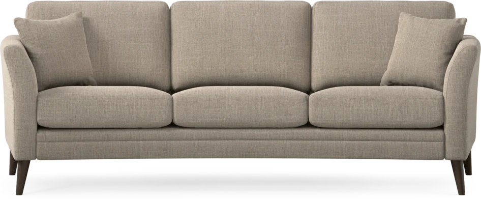 Eden - 3-sits soffa svängd - Beige
