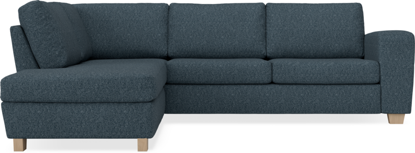 Friday - 2,5-sits soffa med divan vänster - Blå